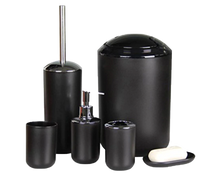 Charger l'image dans la galerie, Coffret de 6 pièces noires et gris métalliques