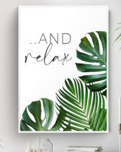 Charger l'image dans la galerie, Affiche "Wash your worries away... and relax"