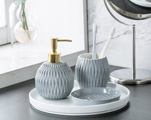 Charger l'image dans la galerie, Coffret de 3 pièces en céramique bleu pastel