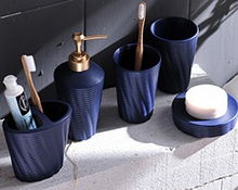 Charger l'image dans la galerie, Coffret de 5 pièces bleu nuit