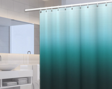 Charger l'image dans la galerie, rideau de douche bleu dégradé