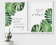 Charger l'image dans la galerie, Affiche "Wash your worries away... and relax"