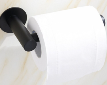 porte papier toilette noir